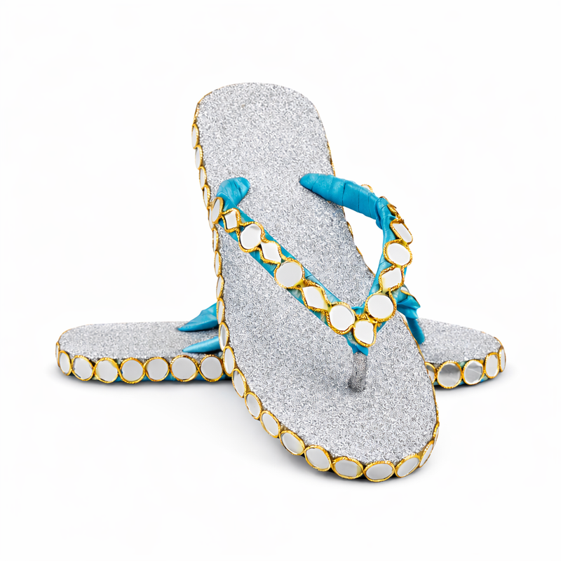 Azure Spark Sandals