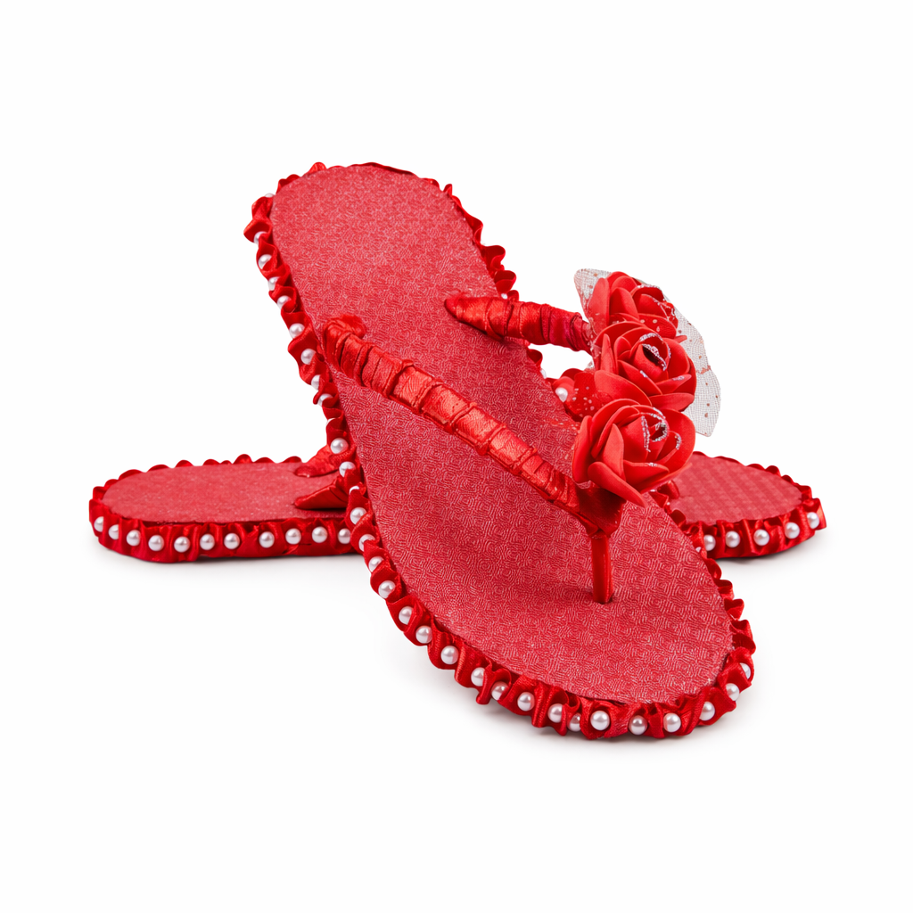 Scarlet Bloom Sandals