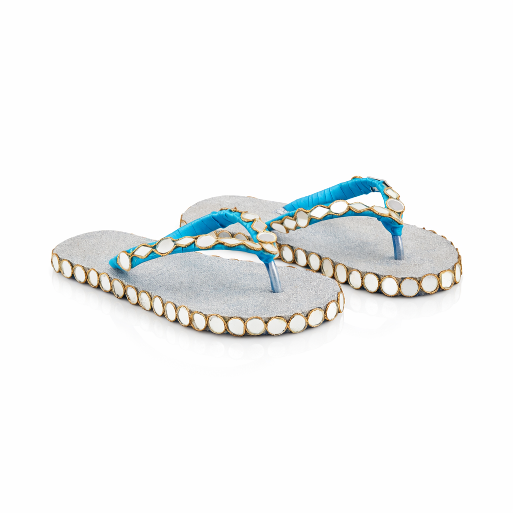 Azure Spark Sandals