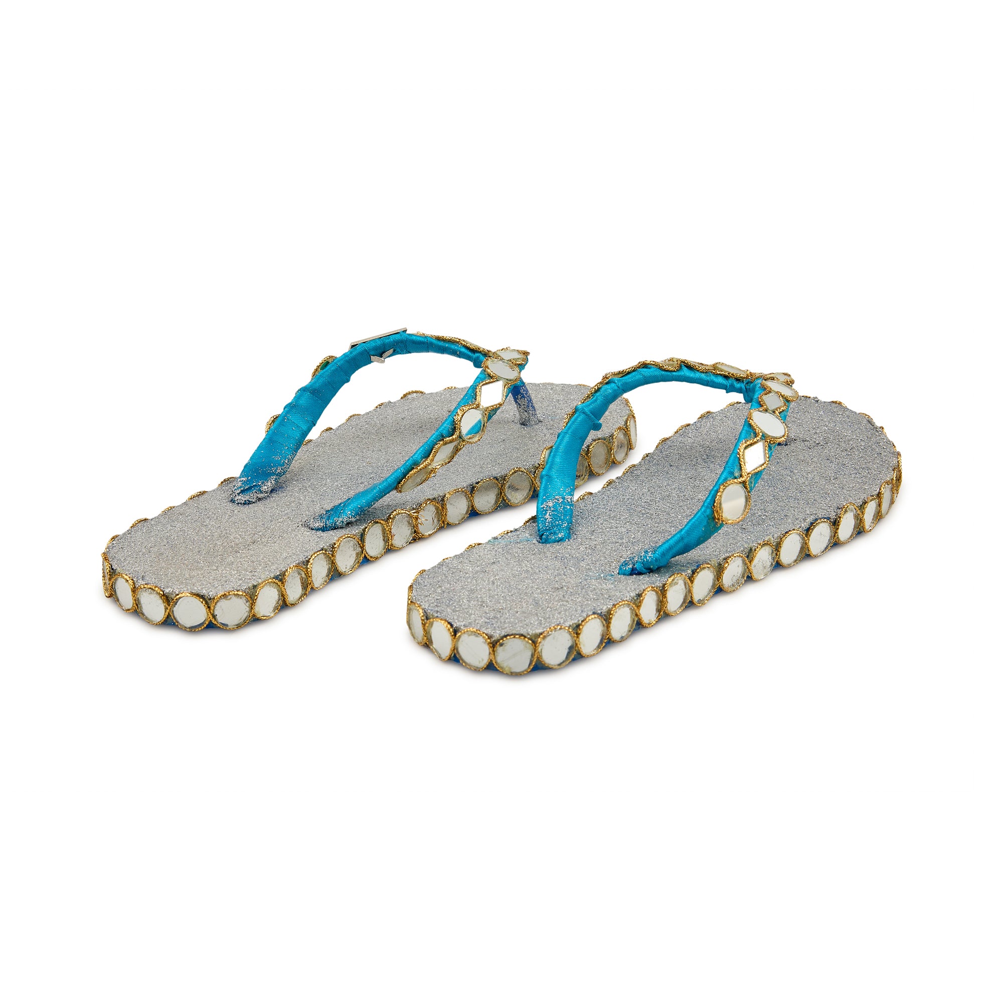 Azure Spark Slippers