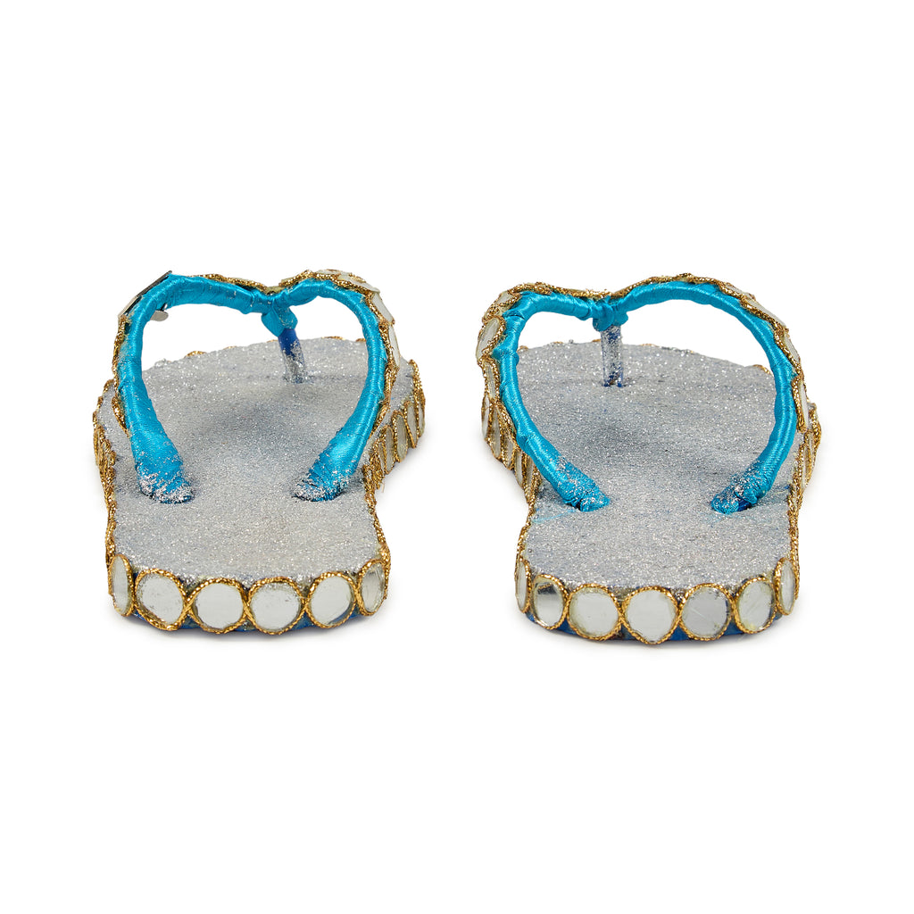 Azure Spark Slippers